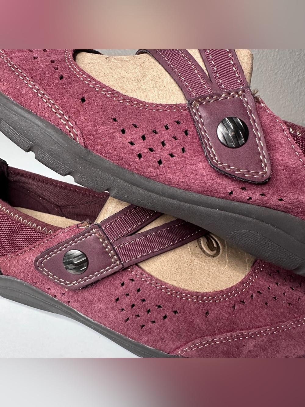 Earth Spirit Mary Janes Gelron leather slip ons 8.5 - Picture 7 of 7